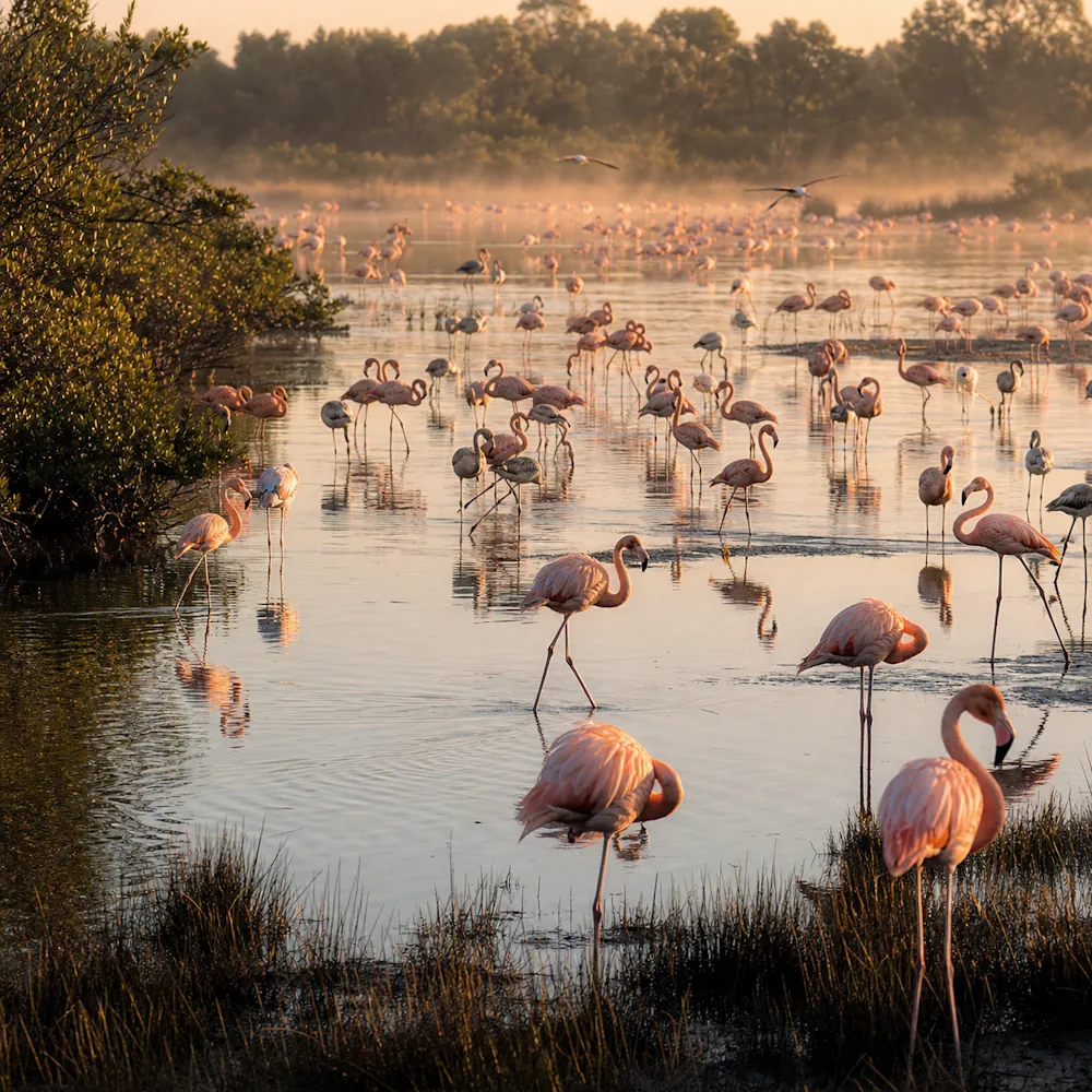رفتار اجتماعی و نحوه زندگی فلامینگوها