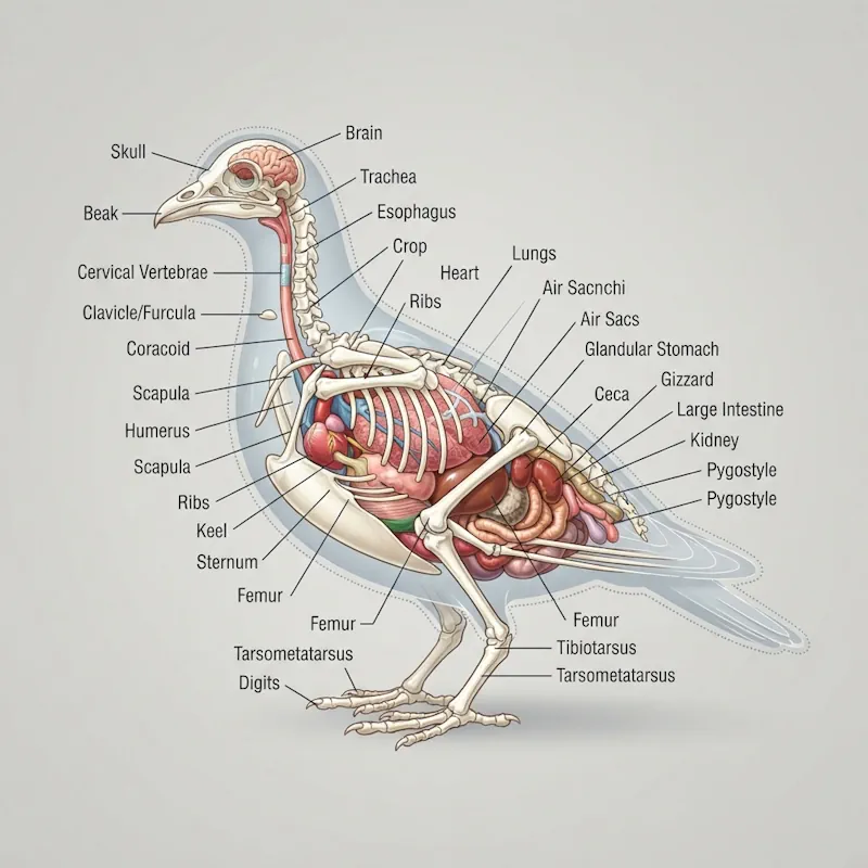 کالبدشناسی و فیزیولوژی پرندگان (Anatomy and Physiology)
