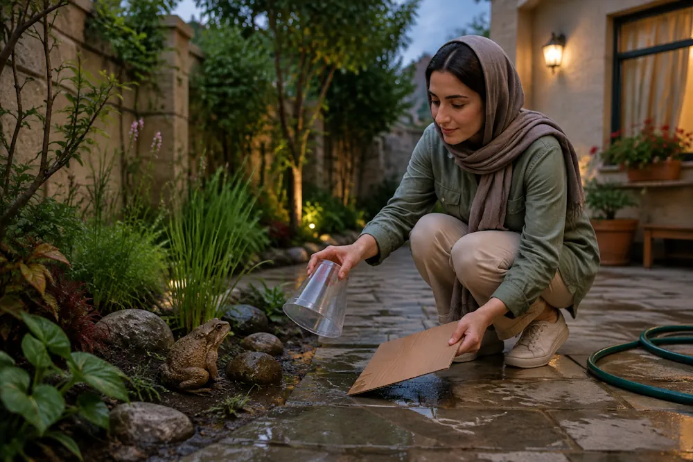 اگر در خانه یا باغ با یک وزغ مواجه شدیم چه کنیم؟