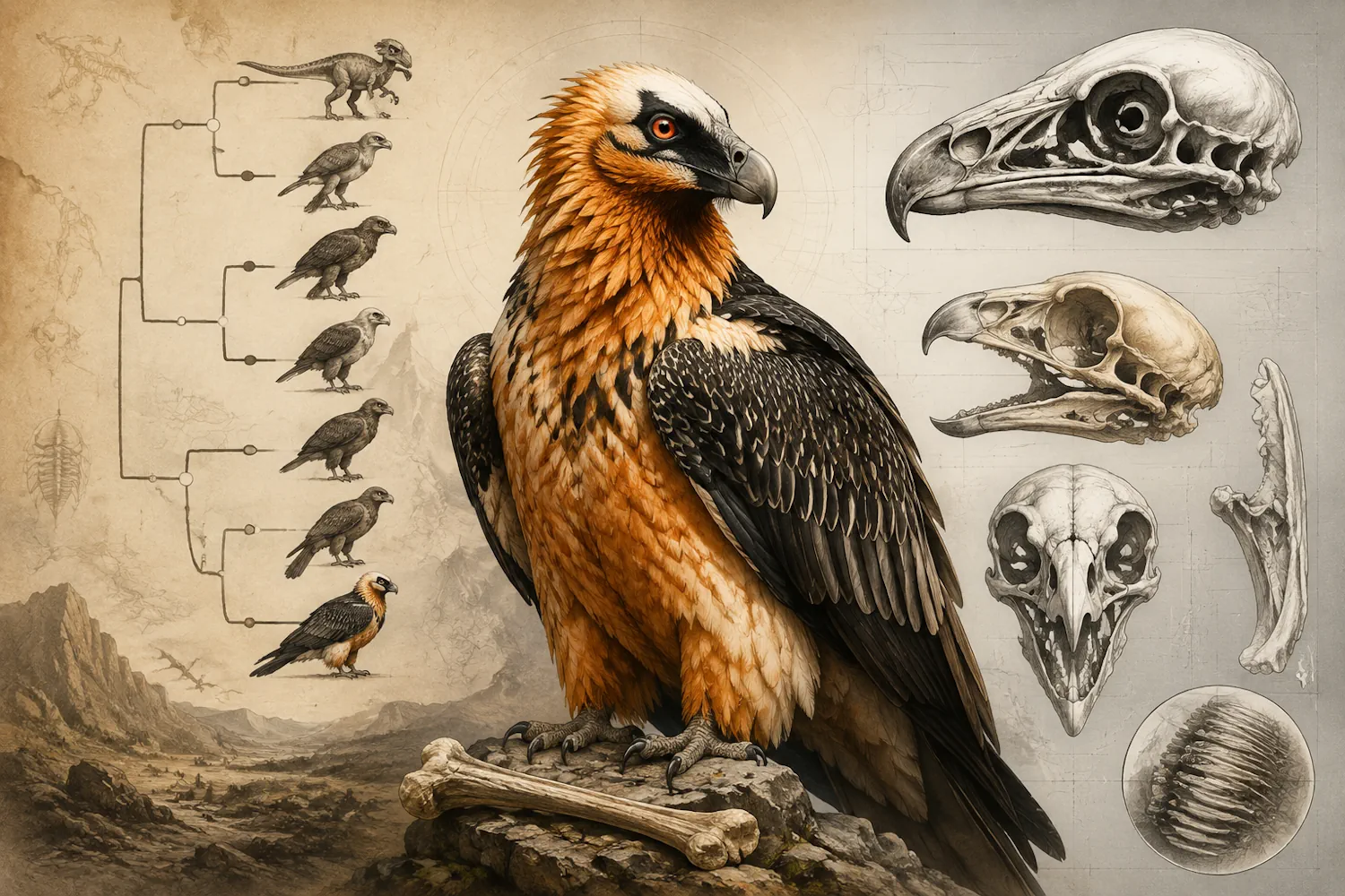 تبارشناسی و تاریخچه تکاملی هما (Phylogeny)
