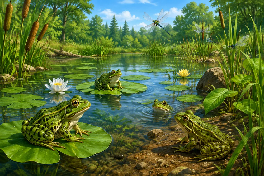 قورباغهها کجا زندگی میکنند؟